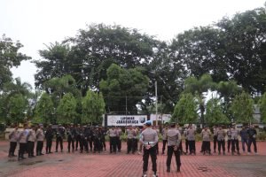 Apel Persiapan Pengamanan Ibadah Malam Natal 2024, Polres Langkat Amankan 76 Gereja Prioritas