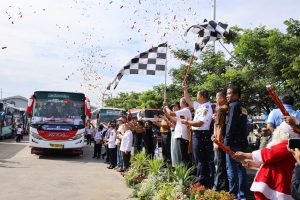 Pj Gubernur Fatoni Luncurkan Gerakan Mudik Gratis Serentak, 1.187 Pemudik Nikmati Perjalanan Aman dan Nyaman