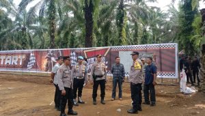 Kapolres Langkat Pimpin Langsung Pelarangan Kegiatan Gestrek Motor Cross Tanpa Izin di Desa Beruam