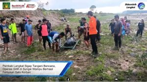 Pemkab Langkat Sigap Tangani Bencana Operasi SAR di Sungai Wampu Berhasil Temukan Satu korban