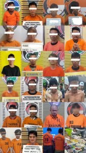 Polda Sumut Pekan ini Amankan 130 Pelaku dan Puluhan Kilogram Barang Bukti