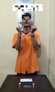 Sat Res Narkoba Polres Langkat Tangkap Pengedar Pil Ekstasi di Kwala Begumit