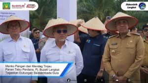 Menko Pangan dan Mendag Tinjauan Panen Tebu Perdana Pj Bupati Langkat Tegaskan Dukungan Swasembada Gula