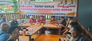 Rapat Kerja Koordinator Wartawan DPRD Medan Sepakati Program Kerja 3 Tahun ke Depan