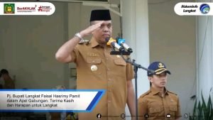PJ Bupati Langkat Faisal Hasrimy Pamit Dalam Apel Gabungan Terima kasih dan Harapan untuk Langkat