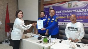 Silverius Bangun SH, MSi Terpilih Menjadi Ketua KORMI Simalungun.