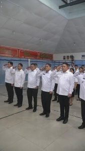 Rutan Kelas I Tanjung Gusta Medan Ikuti Apel Bersama Sekaligus Gelar Penandatanganan Pakta Integritas dan Komitmen Bersama