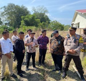 Polres Samosir Lakukan Pengamanan Eksekusi Tanah di Desa Nainggolan