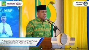 PJ Bupati Langkat peringati Isra mi’raj Perkuat Iman dan silaturahmi, Pamit dari Jabatan.