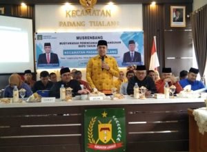 PJ Bupati Langkat Buka Musrenbang di Padang Tualang: Fokus pada Infrastruktur dan Kesejahteraan