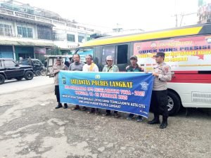 Ops Keselamatan Toba 2024, Sat Binmas melaksanakan giat sosiali Tertib Berlalulintas.