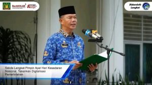 Sekda langkat pimpin apel hari ke sadaran nasional, tekankan Digitalisasi