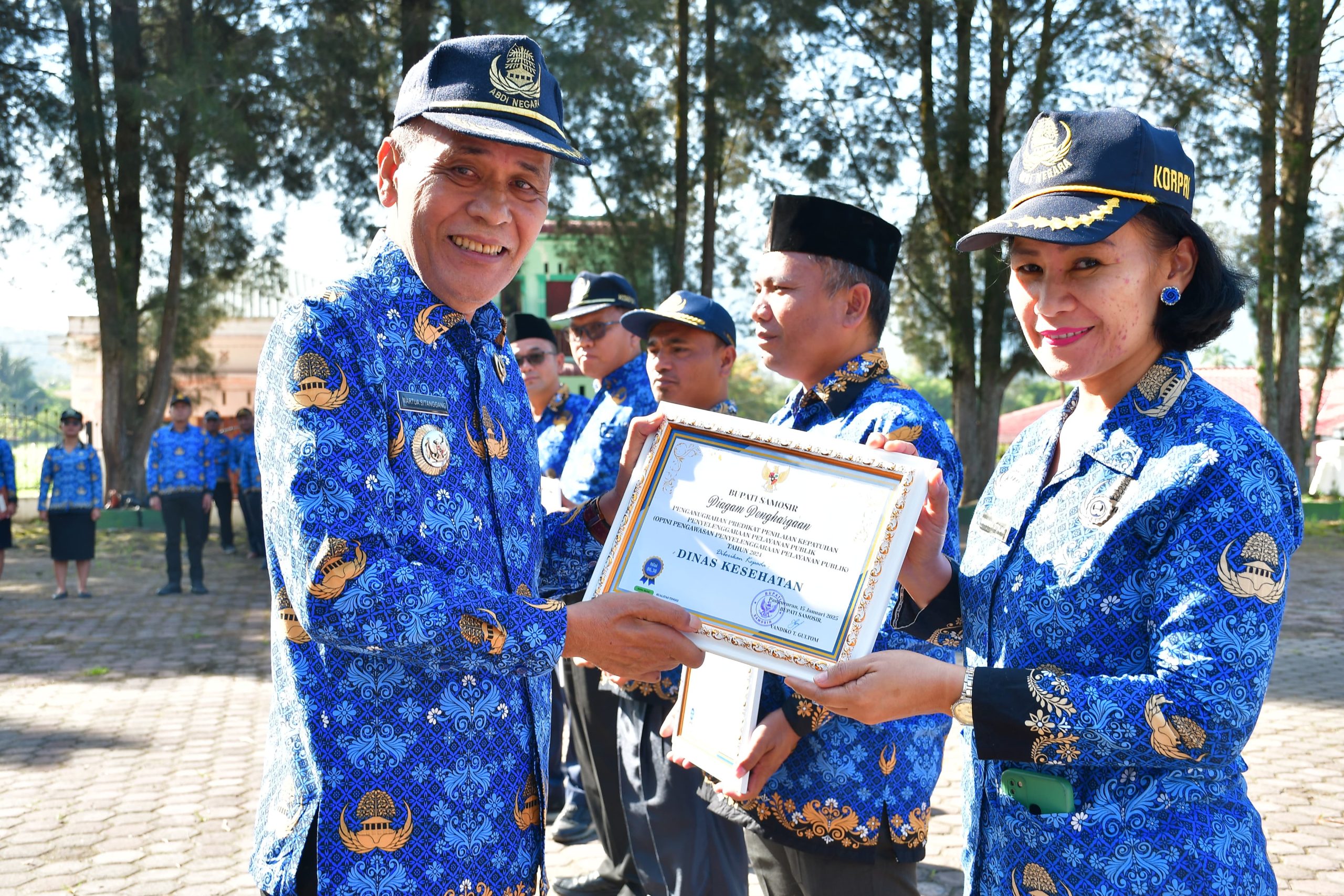 Wabup Samosir Pimpin Jabatan pada Hari Kesadaran Nasional