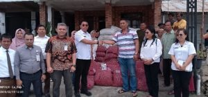 Pemkab Samosir Bersama PT. Bank Sumut Salurkan Bibit Bawang Merah Bantuan Dana CSR