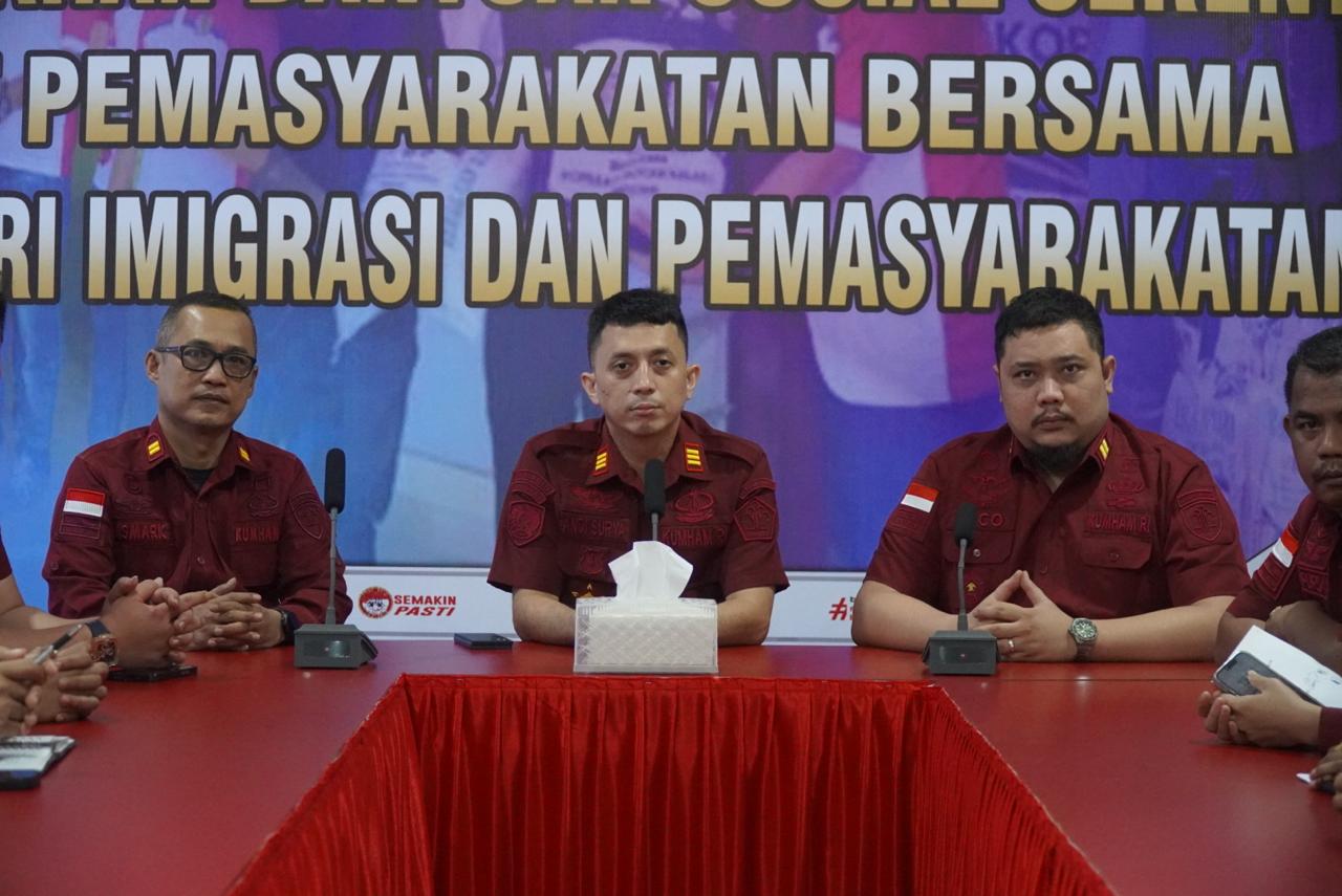 Rutan Kelas I Tanjung Medan Ikuti Zoom Arahan Direktur Jenderal Pemasyarakatan