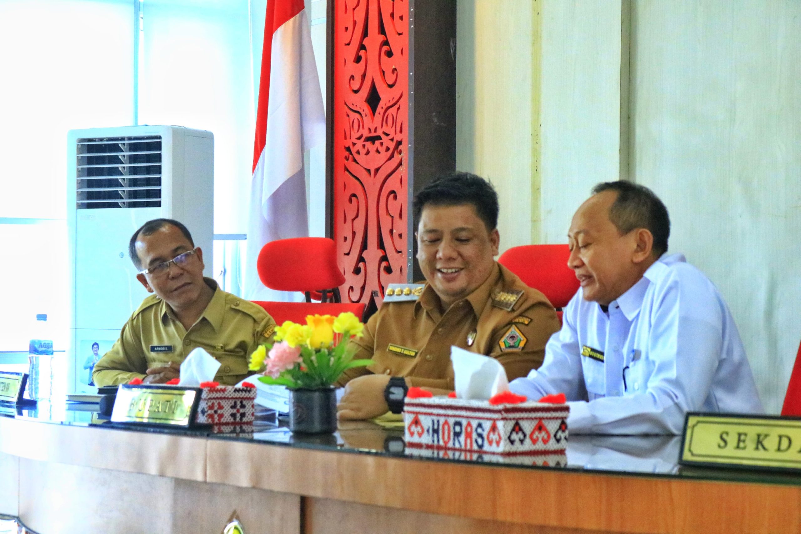 Bupati Samosir Terima Kunjungan BPKP Sumut, dan Buka Entry Meeting Perencanaan Anggaran