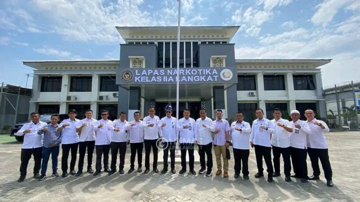 Kunjungi Lapas Narkotika Langkat, Stafsus Menimipas Abdullah Rasyid Mendukung Penuh Program Ketahanan Pangan Nasional