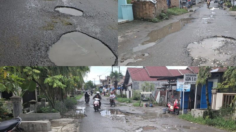 Warga Desak Bupati Deli Serdang Perbaiki Jalan Rusak di Sei Rotan