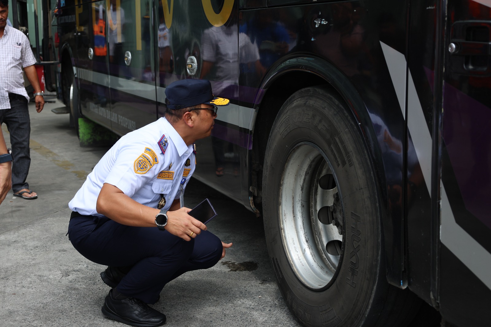 Dishub Sumut Gelar Ramp Check Tahap I: Ratusan Kendaraan Direkomendasikan Perbaikan, Delapan Awak Angkutan Positif Narkoba