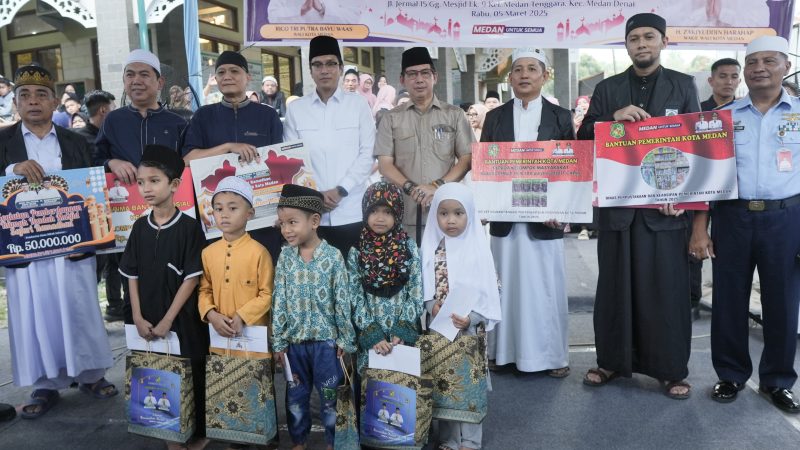 Wali kota Medan Rico Waas Giat Safari Ramadhan Pertama di Masjid Ikhlasiyah Medan Denai