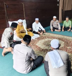 Jaga Silaturahmi & Kedamaian Ramadhan, Kapolres Langkat Bersilaturahmi ke Tuan Guru Besilam Babussalam