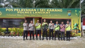 Kapolres Langkat Cek Kesiapan Pos Pengamanan Ops Ketupat Toba 2025