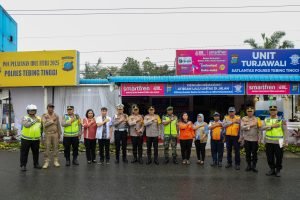 Tinjau Pos Pelayanan Idulfitri di Tebing Tinggi, Wakapolda Sumut Beri Arahan dan Dukungan untuk Personel
