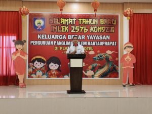 Ketua Permabudhi Sumut Wong Chun Sen Tarigan Hadiri Perayaan Imlek 2576 di Perguruan Panglima Polem Rantauprapat