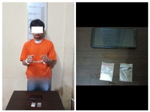 Sat Res Narkoba Polres Langkat Amankan Seorang Pria di Tanjung Pura, Satu Gram Lebih Sabu Disita