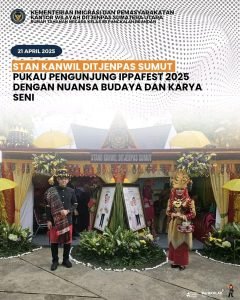 Stan Kanwil Ditjenpas Sumut Pukau Pengunjung IPPAFest 2025 dengan Nuansa Budaya dan Karya Seni