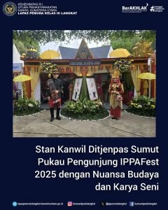 Stan Kanwil Ditjenpas Sumut Pukau Pengunjung IPPAFest 2025 dengan Nuansa Budaya dan Karya Seni