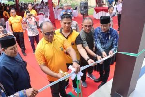 Kapolrestabes Medan Gelar Olahraga Pagi Bersama Masyarakat dan Peresmian Mushola Al Witri Polsek Medan Tuntungan