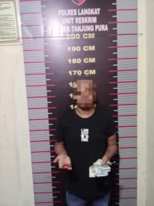 Kapolsek Tanjungpura Respon cepat Amankan satu Pelaku Pungli ke Supir Truk
