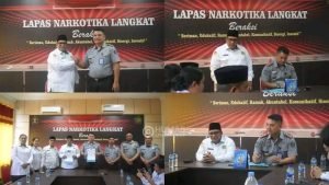 Tingkatkan Pembinaan Kerohanian Bagi Warga Binaan, Lapas Narkotika Langkat Teken Perjanjian Kerjasama dengan Kemenag Kabupaten Langkat