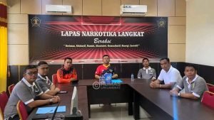 Tekankan Penguatan Sistem Pemasyarakatan, Jajaran Lapas Narkotika Langkat Hadiri Arahan Dirjenpas secara Virtual