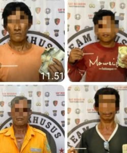 Sat Reskrim Polres Pelabuhan Belawan&nbsp; Tangkap Empat&nbsp; Pelaku Pungli&nbsp; Bermodus Juru Parkir&nbsp; Liar