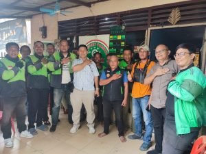 Kapolsek Medan Timur Jalin Silaturahmi dengan Komunitas Driver GO-JEK dan Mitra Kamtibmas