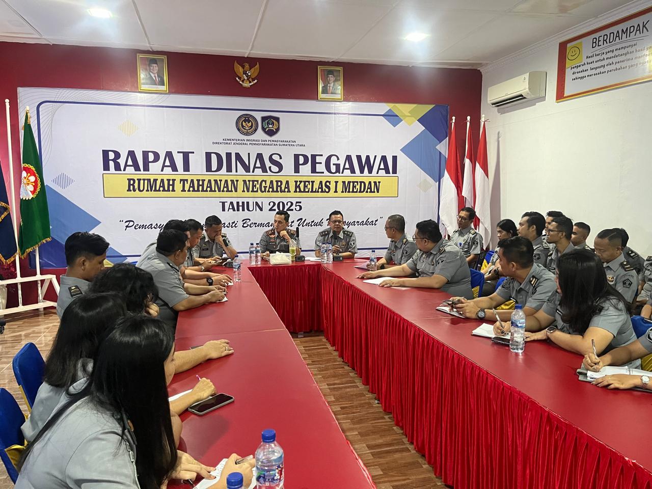 Rutan Medan Gelar Rapat Dinas, Evaluasi Kinerja Masing-Masing Seksi*