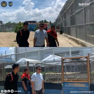 PASTIKAN SITUASI KONDUSIF DI HARI LIBUR, KALAPAS BINJAI KONTROL BLOK HUNIAN