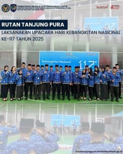 “Rutan Tanjung Pura Laksanakan Upacara Hari Kebangkitan Nasional Ke-117 Tahun 2025”