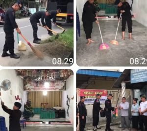 Sat Brimob Polda Sumut Tunjukkan Toleransi dan Kepedulian Melalui Aksi “Minggu Kasih” di Gereja GBI Tebing Tinggi
