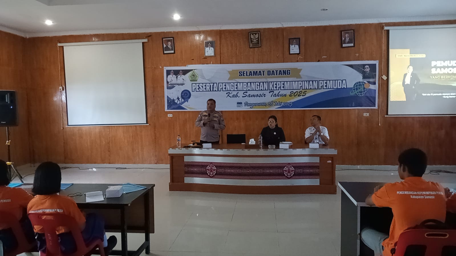Polres Samosir Tanamkan Jiwa Kepemimpinan Pemuda Lewat Kesadaran Hukum