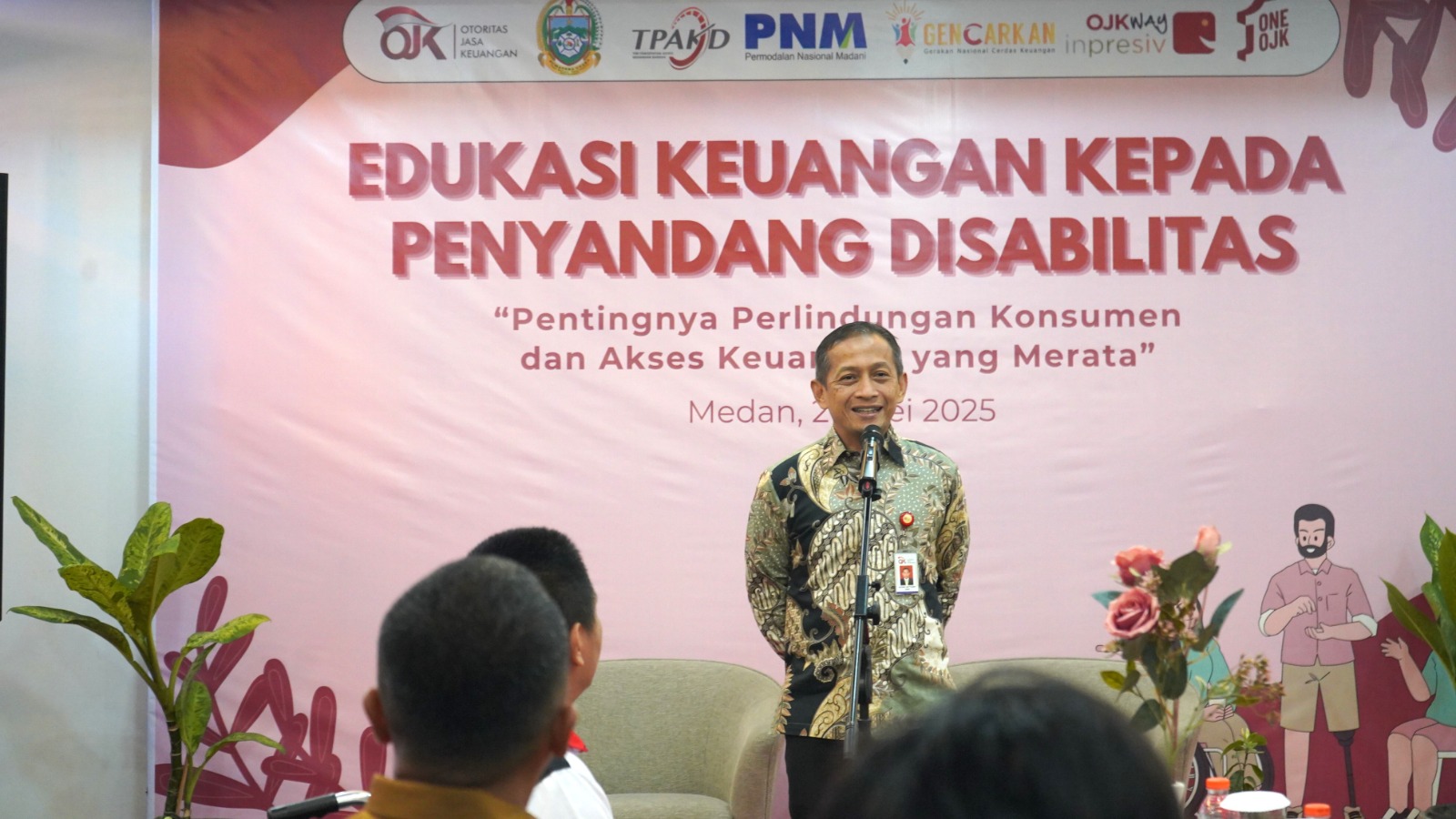 OJK Gelar Literasi Keuangan Bagi Penyandang Disabilitas di Kota Medan