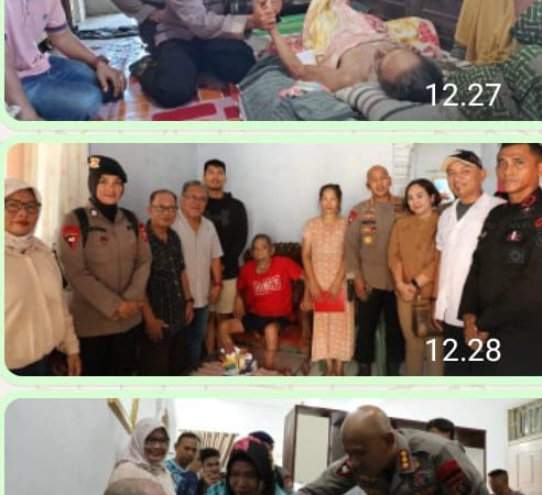 Wujud Empati dan Penghormatan, Sat Brimob Poldasu, Jenguk Tiga Tokoh Karate INKANAS Sumut yang Sakit