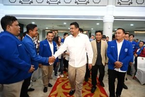 Pelantikan Pengurus DPD GAMKI Sumut, Bobby Nasution Sebut Mitra Strategis Membangun Ruang Kolaborasi