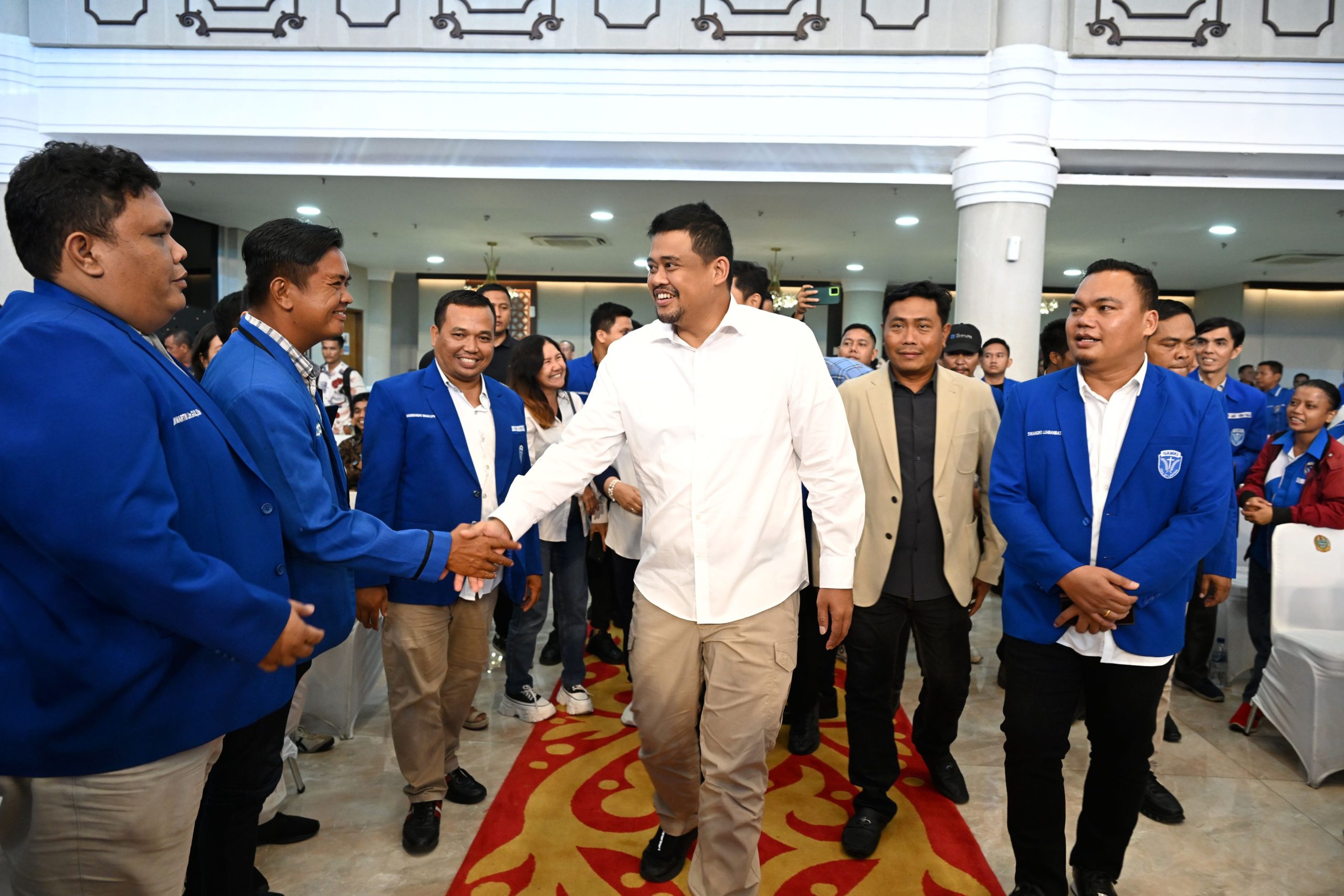 Pelantikan Pengurus DPD GAMKI Sumut, Bobby Nasution Sebut Mitra Strategis Membangun Ruang Kolaborasi