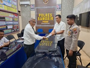 Polres Samosir Sambut Audiensi Pemerhati Lingkungan: Komitmen Tangani Karhutla
