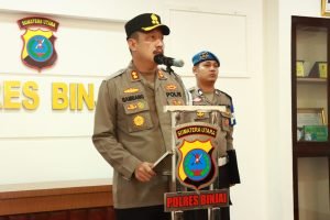 Kapolres Binjai Serah Terimakan Jabatan Kasat Reskrim Polres Binjai