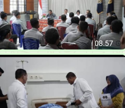 Dirjenpas Mashudi Langsung Sambangi Petugas Lapas Yang Terluka Saat Tiba di Nabire