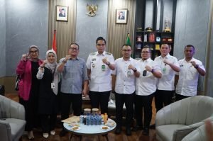 Rico Waas Terima Audiensi Bank Mega Syariah, Minat Jalin Kerjasama